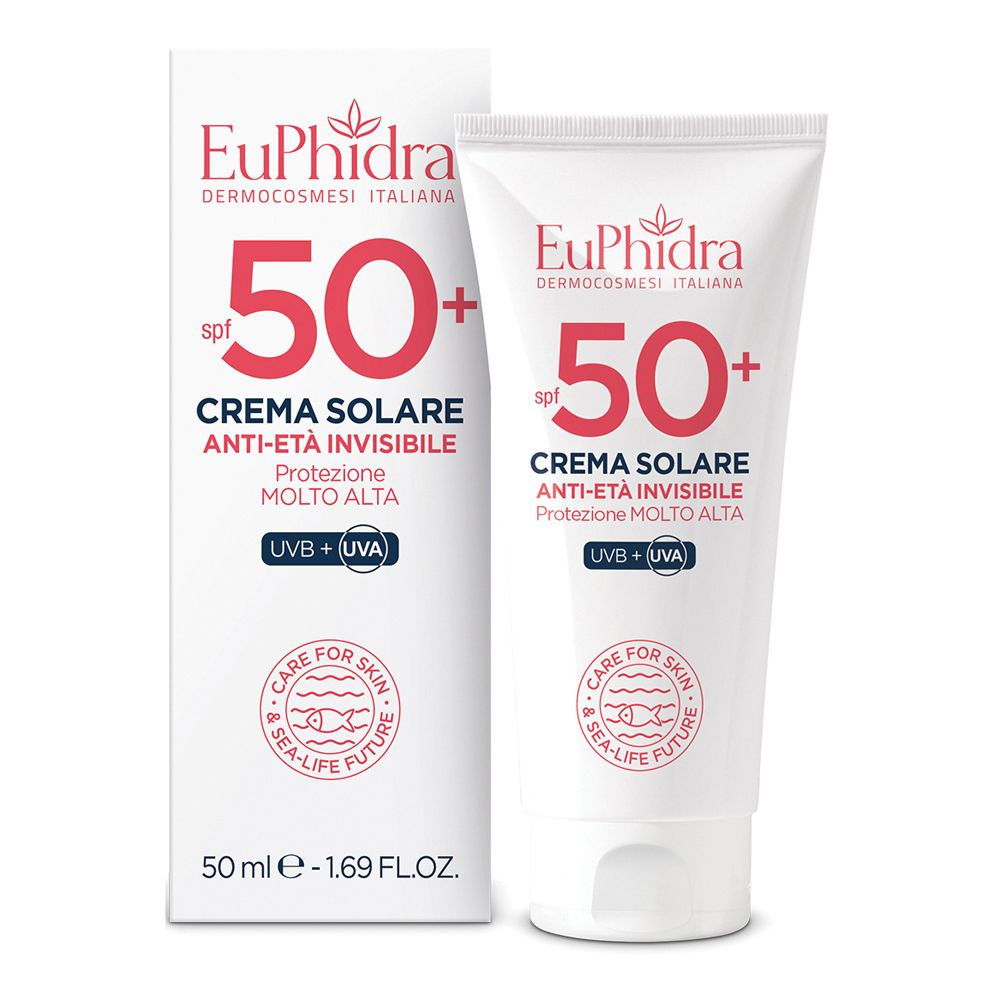 EuPhidra Crema Solare Anti-età Invisibile SPF 50+ 50 ml