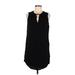 Old Navy Casual Dress - Mini Tie Neck Sleeveless: Black Dresses - Women's Size Medium