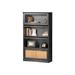 World Menagerie Didier Barrister Bookcase Wood in Gray/Brown | 58 H x 32.5 W x 13 D in | Wayfair WLDM8175 40131232
