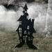 The Holiday Aisle® Haunted House Black Iron Halloween Silhouette Figurine | 69 H x 30.5 W x 1 D in | Wayfair 9B081940E5E74EF8A499324595FE8161