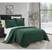 Latitude Run® Ciaran Microfiber 7 Piece Quilt Set Polyester/Polyfill/Microfiber in Green | Queen Quilt + 6 Additional Pieces | Wayfair