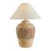 Bungalow Rose Fane Hydrocal Table Lamp Fabric in Brown | 28.75 H x 21 W x 21 D in | Wayfair F3DE5AA8040844A18F3B92EF01183AB5