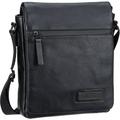 Jost - Umhängetasche Stockholm Shoulder Bag Flap S Umhängetaschen Schwarz Herren