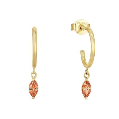 amor Creolen Orange Damen Image
