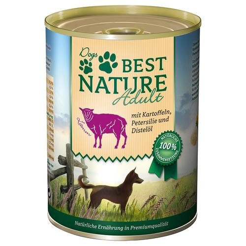 12x 400g Best Nature Dog Adult Lamm, Kartoffeln & Petersilie Hundefutter nass