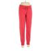 Tommy Hilfiger Active Pants - Mid/Reg Rise: Pink Activewear - Women's Size Medium