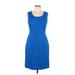 Lands' End Casual Dress: Blue Dresses - Women's Size 10