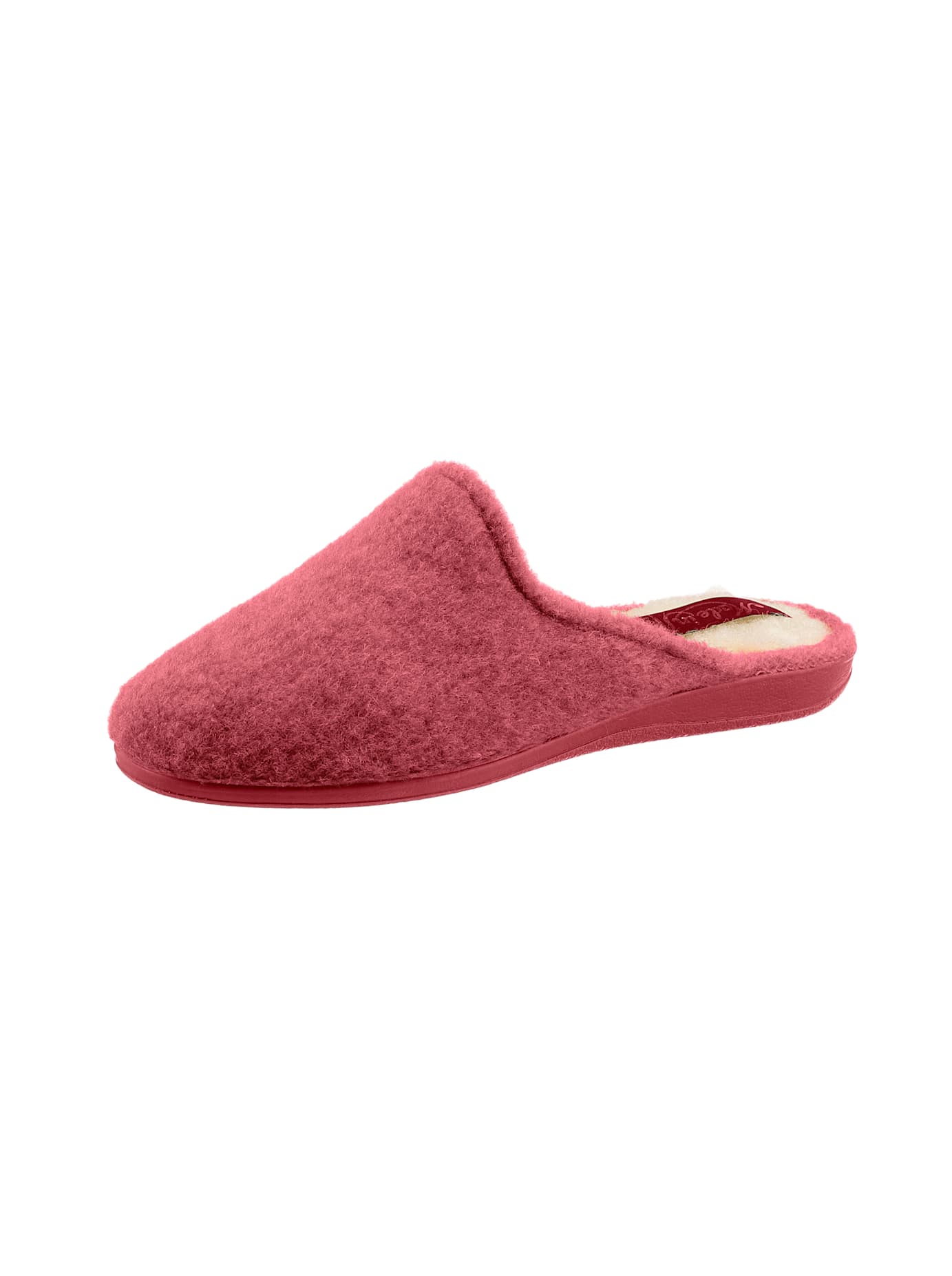 Pantoffel CLASSIC, Damen, Gr. 37, rosa (altrosa), Textil, Schuhe Hausschuh Pantoffeln