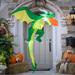 Costway 5 FT Hanging Halloween Inflatable Fire-breathing Dragon Flying - See Details