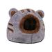 Cute Cat Bed Breathable Universal Soft Cats Bed House for Cats and Small Dogs Gray S