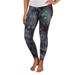 Women's Concepts Sport Black Dallas Stars Burst Tie Dye Knit Legging