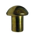 X 1/4 Solid Brass Round Head Rivet (MS20435-B5-4).273 Head Dia.117 Head Height (Pack Of 1 LB - Approximately 360 Pieces)