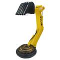 Industrial Design Excavator Desk Lamp Creative Excavator Robotic Arm Table Lamp Unique Movable Digger Night Light for Kids Bedroom Bedside Desktop Decor Button Battery