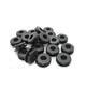 Rubber For 5/8 Panel Hole - 3/8â€� ID X 7/8 OD Fits 1/8â€� Panel - Oil Resistant Buna-N Rubber - Black Rubber Grommet Round Rubber Grommet (5)