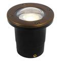 AQ Lighting Metal & Composite Well Light with Open Face Cover in Bronze