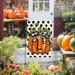 Pumpkin Decor Letter Garden Flag Pumpkin Letter Garden Flag Decoration Courtyard Outdoor Hanging Decoration