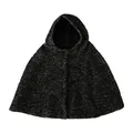 Dolce & Gabbana , Gray Wool Blend Hooded Scarf Hat ,Gray female, Sizes: 57 CM