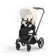 Cybex PRIAM Pushchair 2023 - Off White (Supplier Colour: Off White on Chrome Brown Frame)