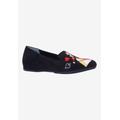 Women's Fullhouse Casual Flat by J. Renee in Black (Size 9 M)