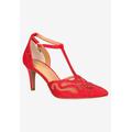 Wide Width Women's Lisha Pumps by J. Renee in Patent Red (Size 13 W)