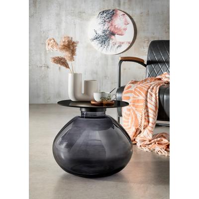 Beistelltisch PAROLI, schwarz (schwarz, schwarz, schwarz), B:44cm H:39cm T:44cm, Tische Image
