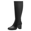 Stiefel MARCO TOZZI, Damen, Gr. 41, Normalschaft, schwarz, Lederimitat, unifarben, klassisch, Schuhe, klassischer Stiefel in Karreeform als Allrounder