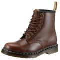 Schnürboots DR. MARTENS "Vegan 1460 Norfolk" Gr. 41, braun Damen Schuhe Stiefeletten