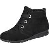 Schnürboots WALDLÄUFER "K-INGA", Damen, Gr. 7,5 (41), schwarz, Nubukleder, klassisch, Schuhe, Stiefelette, Bequemschuh in Komfortweite K = extraweit