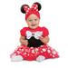 Girls Infant Minnie Mouse Red Posh Costume