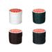 4PCS 0.6mm Leather Sewing Wax Thread Hand Stitching Cord Craft DIY Leather Tools Sewing Craft Leather Special Round Waxed line(70m Dark Grey White Dark Green Black Brown)