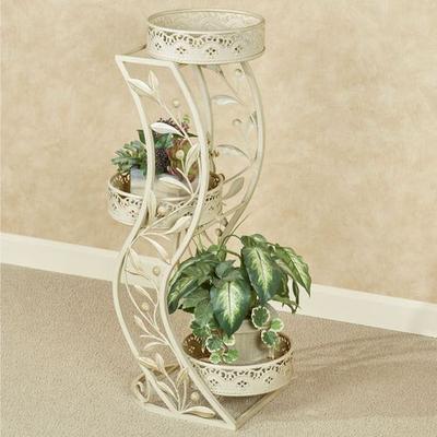 Catarina Plant Stand Ivory , Ivory