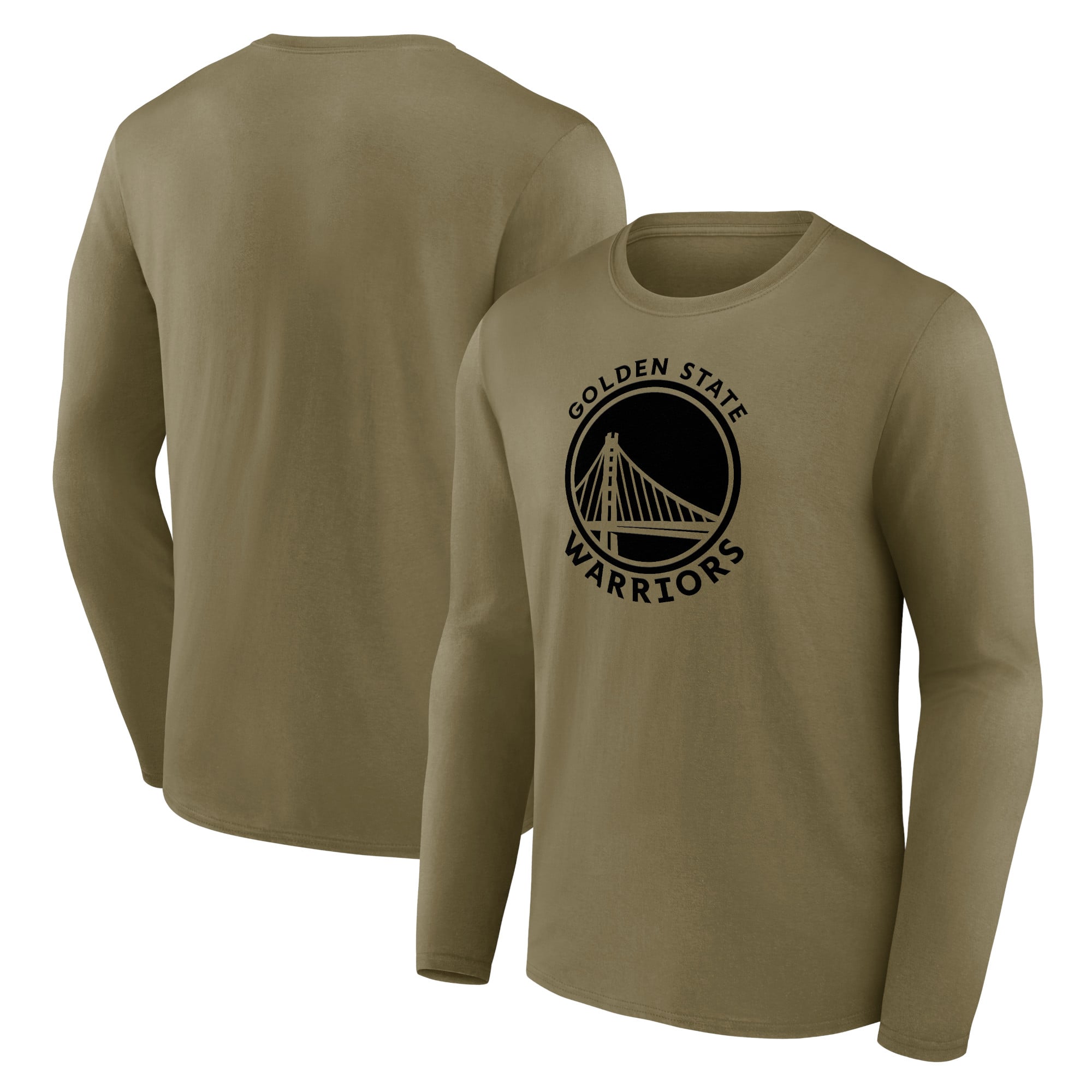 T-shirt à manches longues avec logo mono de marque Fanatics de Golden State Warriors - Hommes - Homme Taille: M