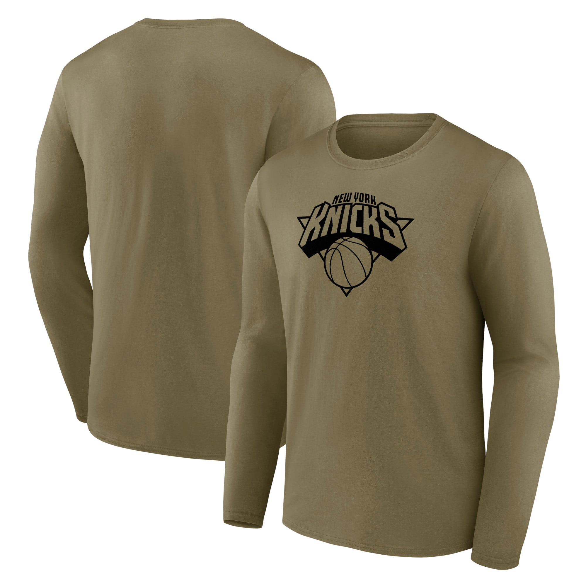 T-shirt à manches longues avec logo mono de marque Fanatics de New York Knicks - Hommes - Homme Taille: M