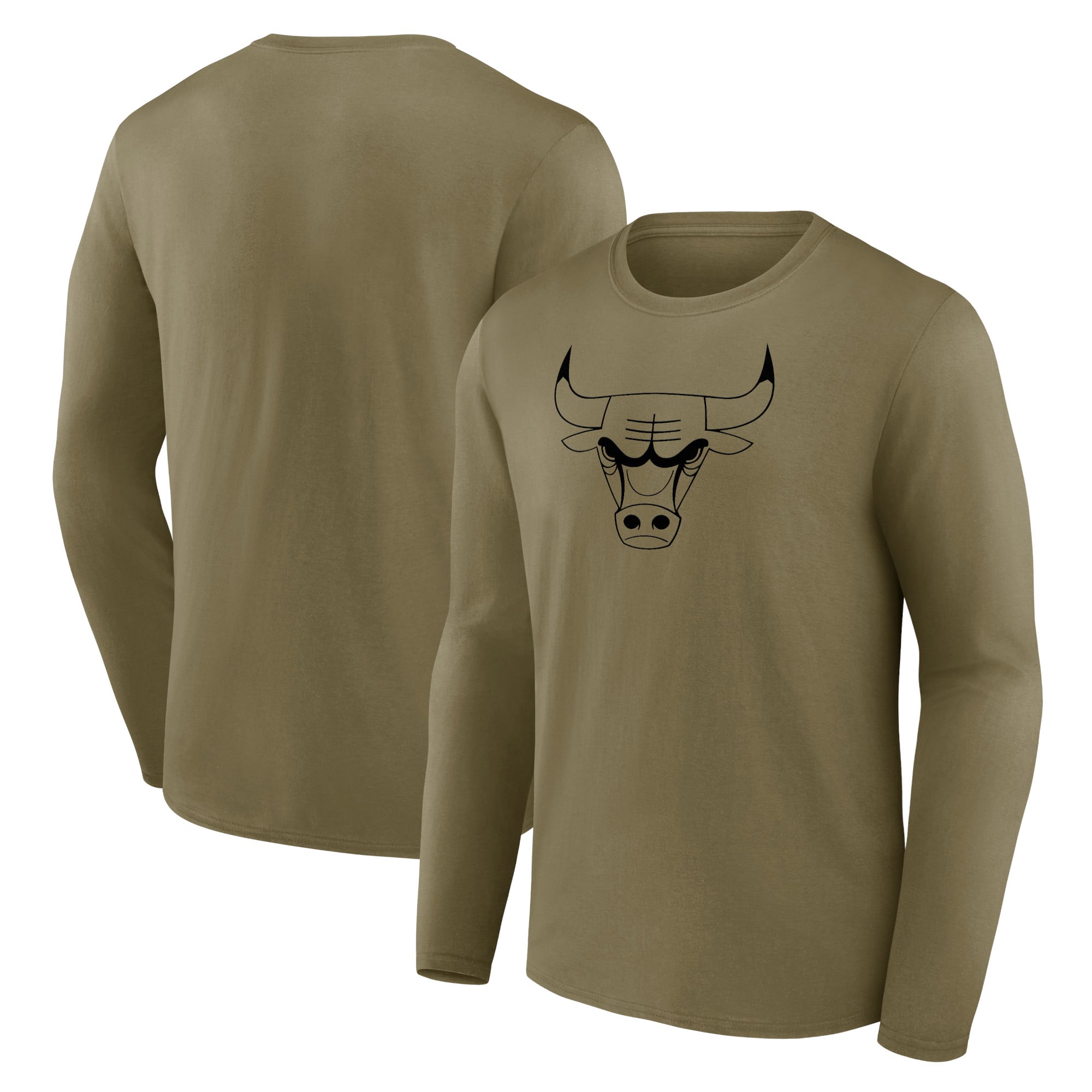 T-shirt à manches longues avec logo mono de marque fanatiques des Chicago Bulls - Hommes - Homme Taille: 3XL