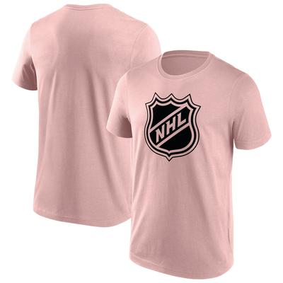 NHL Fanatics Branded Fashion Color Logo T-Shirt - Pink - Herren Image
