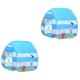ibasenice 2pcs Kids Camping Tent Kids Teepee Tents for Kids Tent for Kids Outdoor Kids Tents Baby Tent Outdoor Girl Tent Single Person Tent Kids Outdoor Tent Kid Tents Child Toy Boy