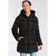 Steppjacke ONLY "ONLTINA PUFFER SHORT COAT OTW" Gr. S (36), schwarz (black) Damen Jacken Kurze