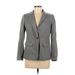 Ann Taylor LOFT Outlet Blazer Jacket: Gray Jackets & Outerwear - Women's Size 6 Petite