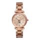Women's Fossil Rose Gold New York Yankees Carlie Stainless Steel Watch