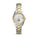 Women's Fossil Silver Oakland Athletics Scarlette Two-Tone Stainless Steel Watch