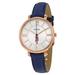 Women's Fossil Gold/Navy Boston Red Sox Jacqueline Leather Watch