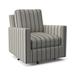 Armchair - Braxton Culler Nicklaus 30" Wide Swivel Armchair Polyester/Cotton/Fabric/Other Performance Fabrics in White | Wayfair 724-005/0886-91