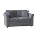 Braxton Culler Northfield 62" Flared Arm Loveseat w/ Reversible Cushions Cotton in Gray/Blue/White | 35 H x 62 W x 38 D in | Wayfair