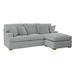 Brown Sectional - Braxton Culler Cambria 97" Wide Reverible Sofa & Chaise w/ Ottoman | Wayfair 784-C04/C09/0321-91/HAVANA