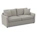 Braxton Culler Charleston 77" Flared Arm Sleeper w/ Reversible Cushions Wood/Revolution Performance Fabrics® in Gray | Wayfair 562-015/INN/0317-83