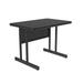 Correll, Inc. Computer Desk Wood/Metal in Black | 29" H x 48" W x 30" D | Wayfair WS3048-07