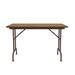 Correll, Inc. Correll 30x96 Commercial Folding Table, Walnut Thermal Fused Laminate Top Heavy 3/4 Core, USA Made, Portable | Wayfair CBZF3096TF-06