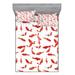 East Urban Home Eastern Japanese Exotic Koi Fish Common Carp Calm Water Garden Graphic Sheet Set Microfiber/Polyester | Full | Wayfair