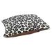 East Urban Home New England Football Outdoor Dog Pillow Polyester in White/Black | Small (18" W x 28" D x 4" H) | Wayfair