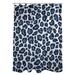 East Urban Home 2 Piece Animal Print Shower Curtain Set Polyester in Gray/White/Blue | Wayfair F4342B3E13084831880036C269725AFD